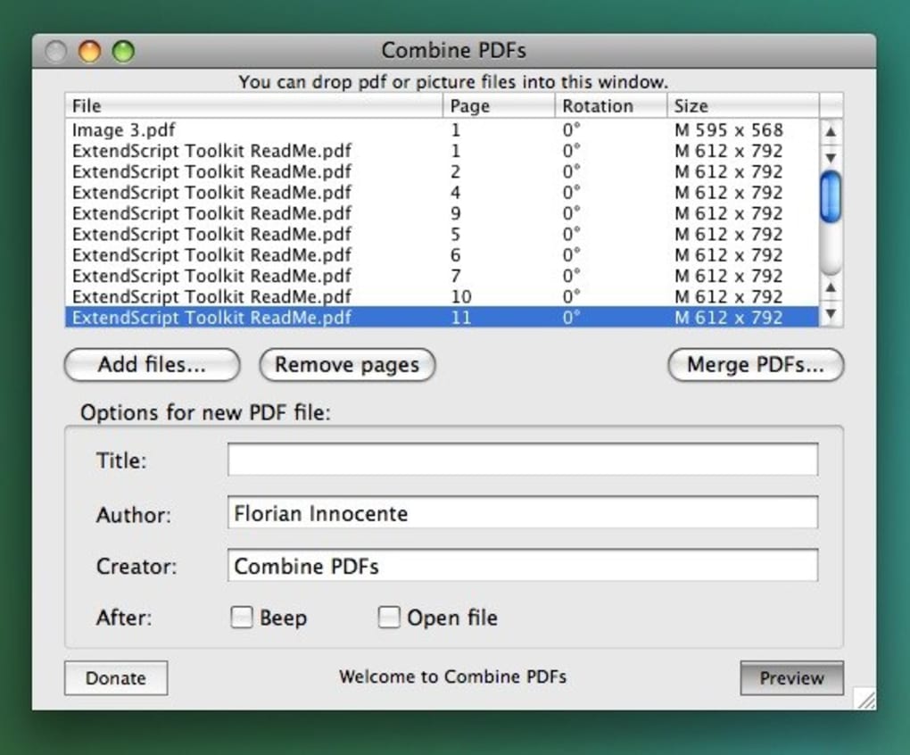 Combine Pdf For Mac Free Download